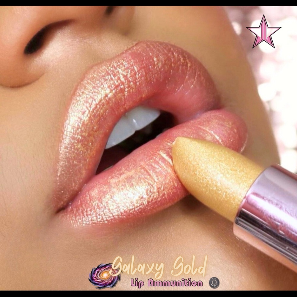 Jeffree Star | ‘Galaxy Gold’ Lip Ammunition | NiB L.E. Alien Collection